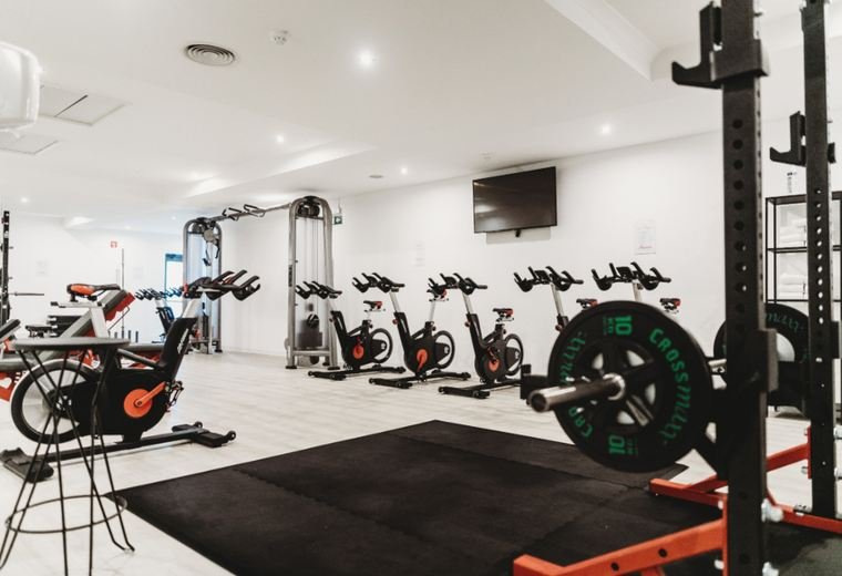 Fitnessbereich als betreutes Objekt